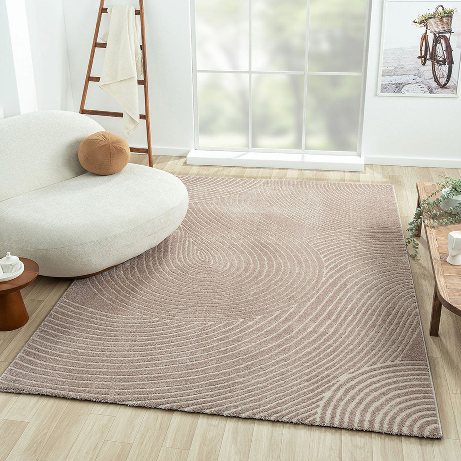 Modern Boho Pattern Living Room Rug, Super Soft, High Quality, Scandinavian-11