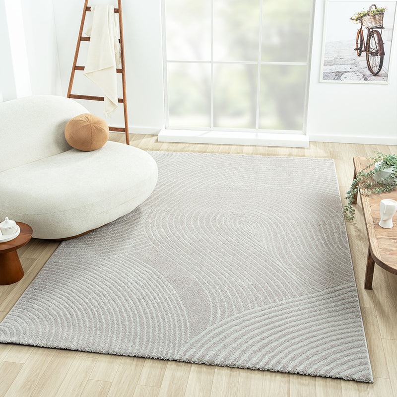 Modern Boho Pattern Living Room Rug, Super Soft, High Quality, Scandinavian-zoom-