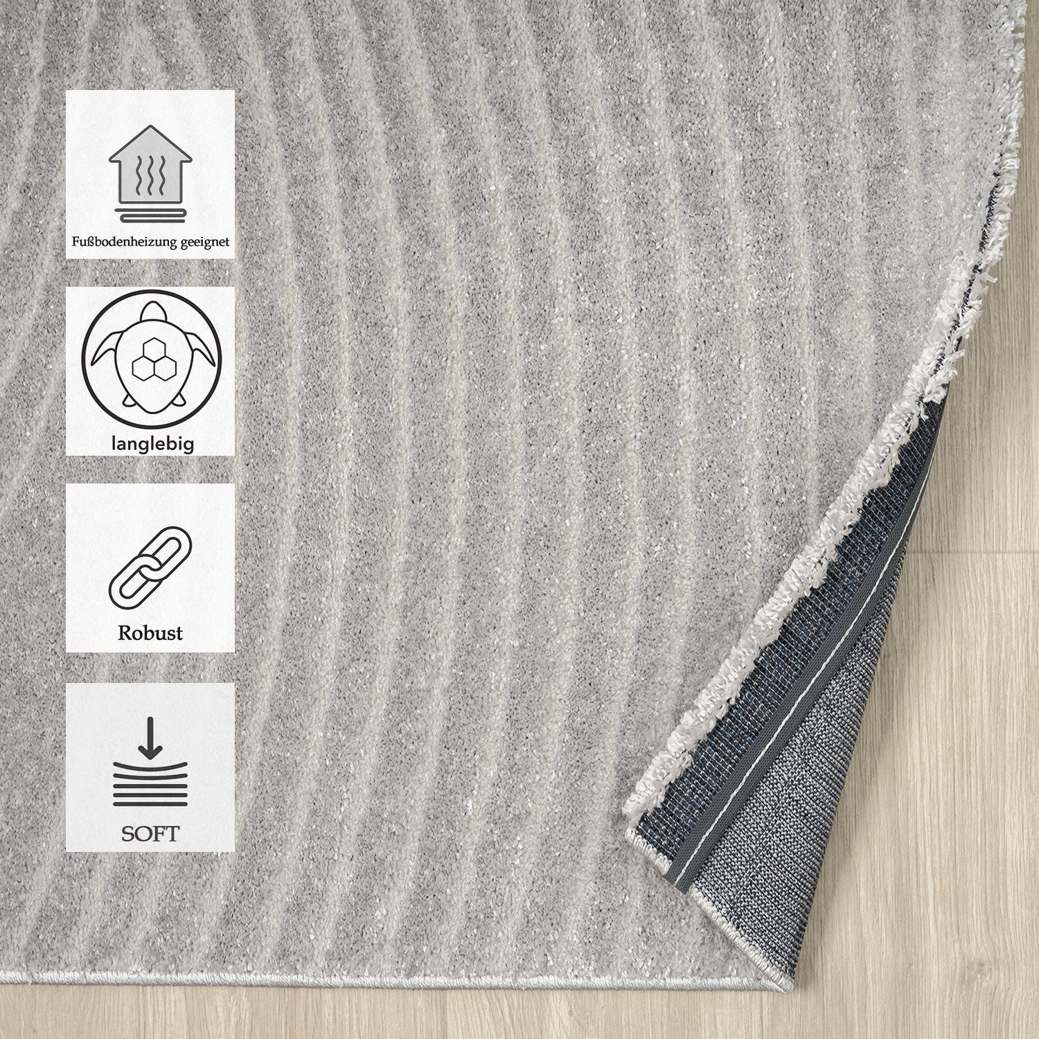Modern Boho Pattern Living Room Rug, Super Soft, High Quality, Scandinavian-zoom-8