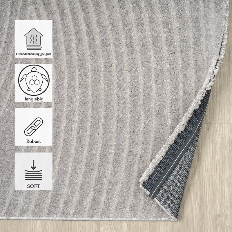 Modern Boho Pattern Living Room Rug, Super Soft, High Quality, Scandinavian-zoom-