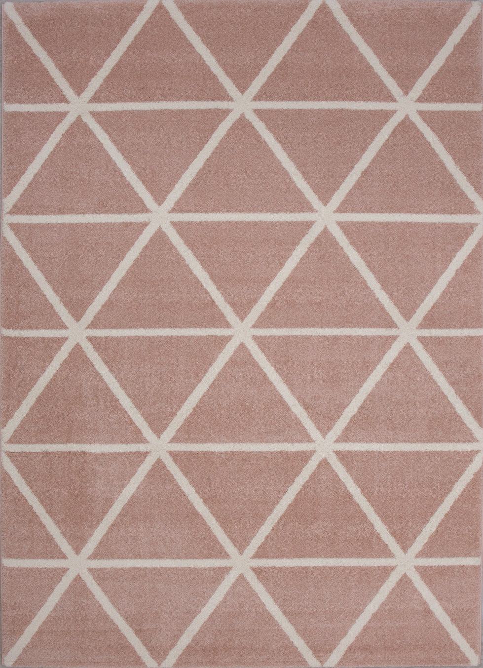 Short-pile rug in pastel white diamond design, durable, available in various colors, for living room, bedroom, kitchen-zoom-5