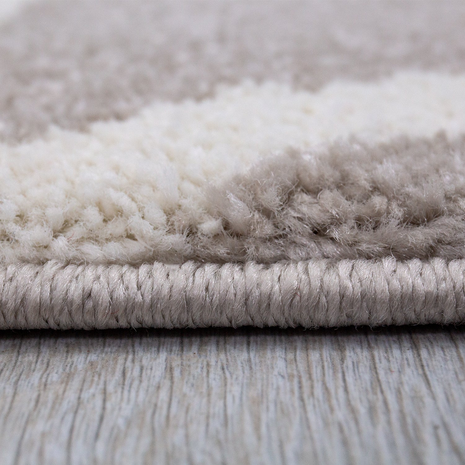 Short-pile rug in pastel white diamond design, durable, available in various colors, for living room, bedroom, kitchen-24