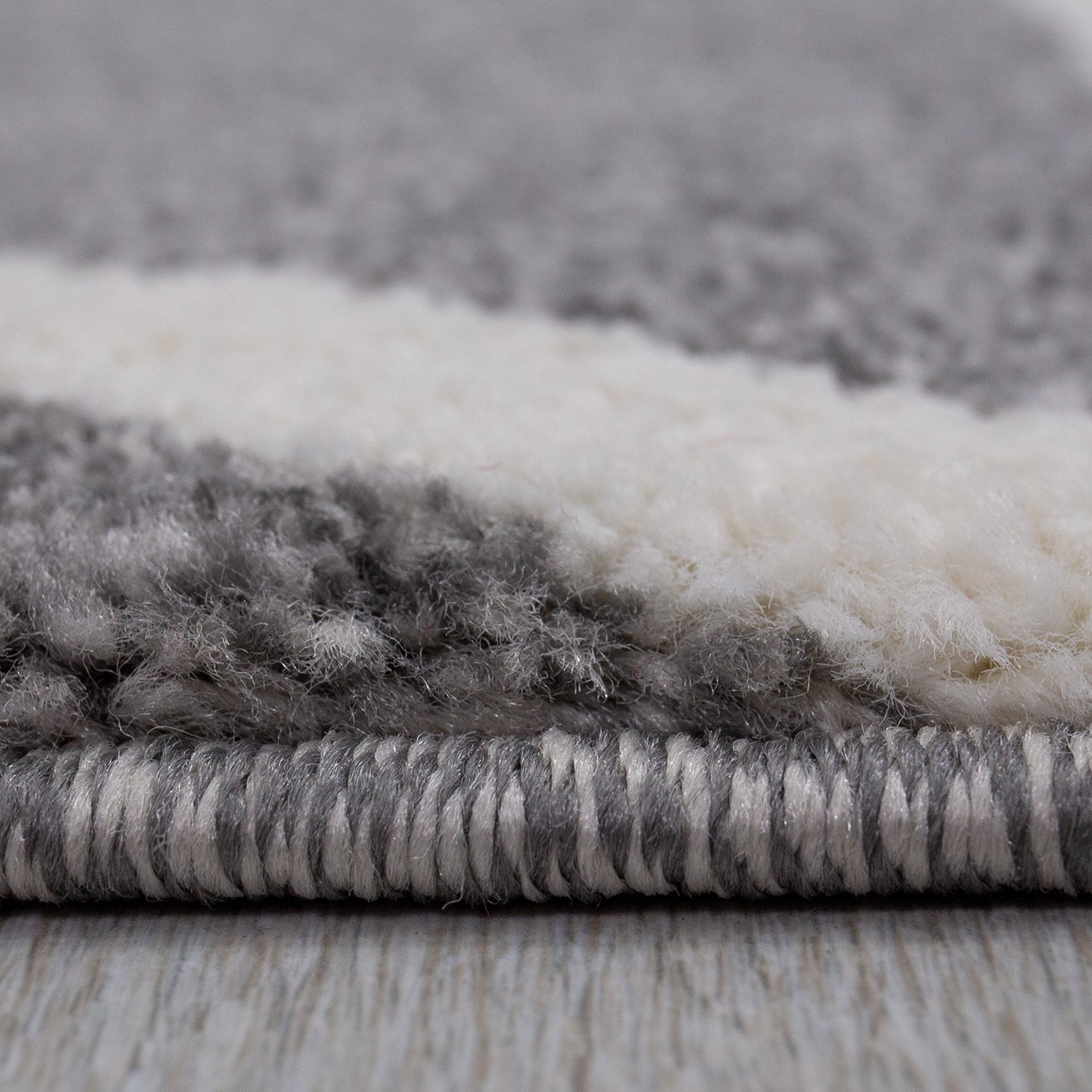 Short-pile rug in pastel white diamond design, durable, available in various colors, for living room, bedroom, kitchen-19