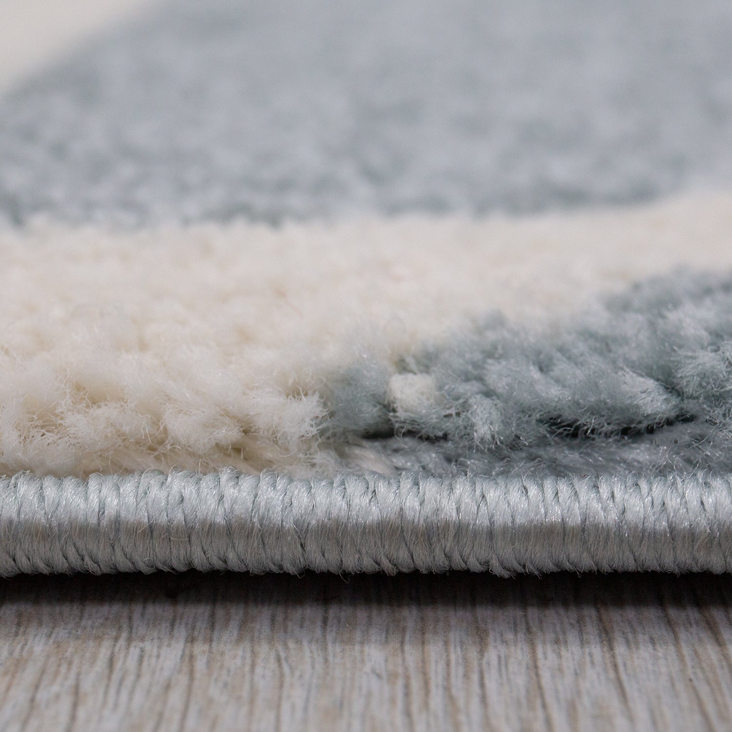 Short-pile rug in pastel white diamond design, durable, available in various colors, for living room, bedroom, kitchen-zoom-9