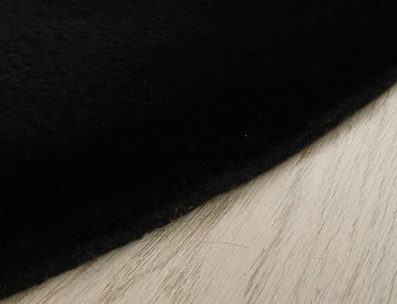 Carpet for living room/bedroom: Fluffy, short pile – washable and suitable for underfloor heating-zoom-