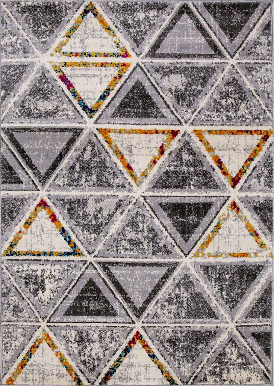 Carpet for living room, bedroom, hallway; geometric pattern carpet in colorful designs-zoom-4
