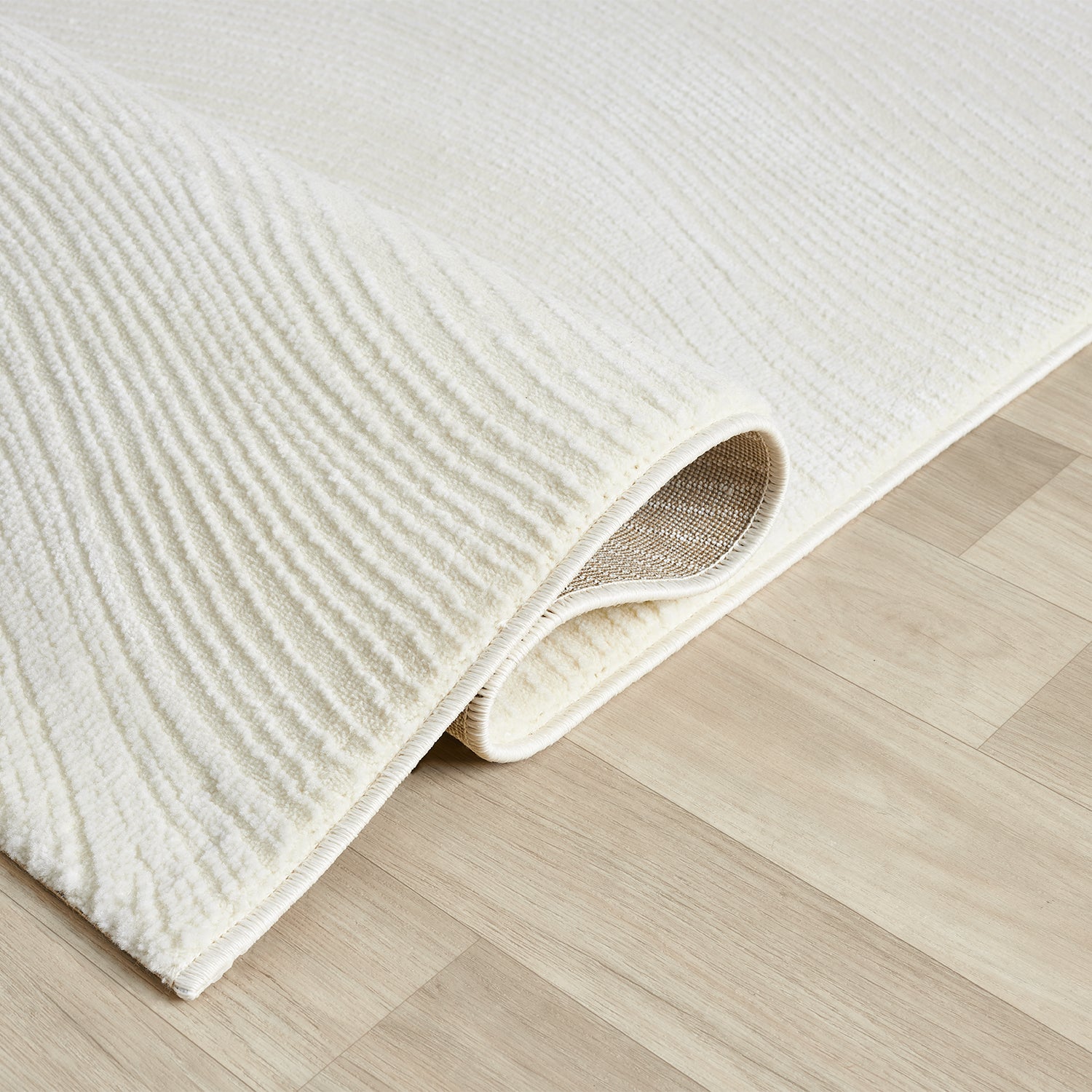 Carpet for living room/bedroom, geometric waves, modern design | High quality |-2