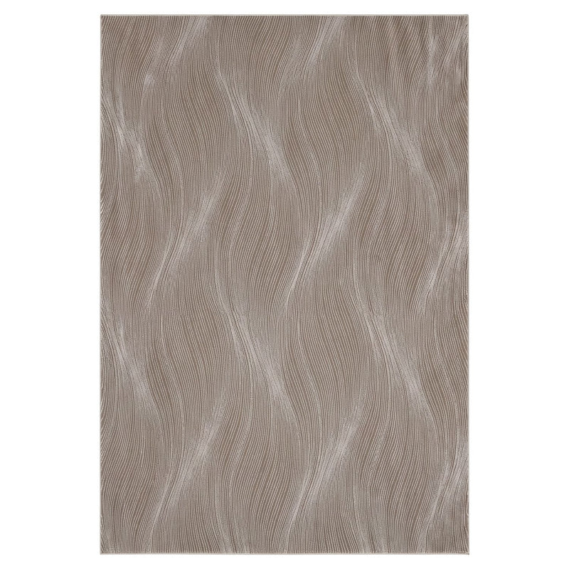 Carpet for living room/bedroom, geometric waves, modern design | High quality |-zoom-