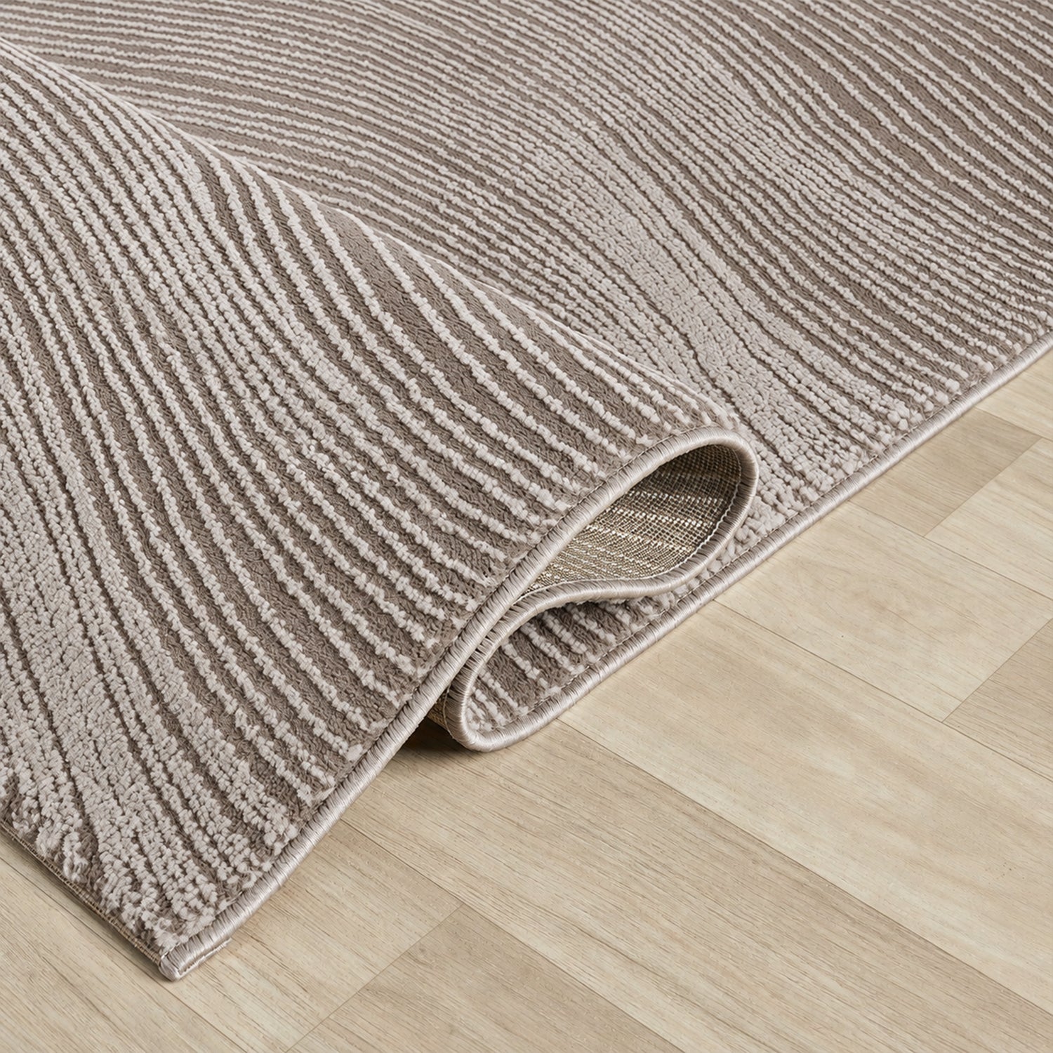 Carpet for living room/bedroom, geometric waves, modern design | High quality |-17
