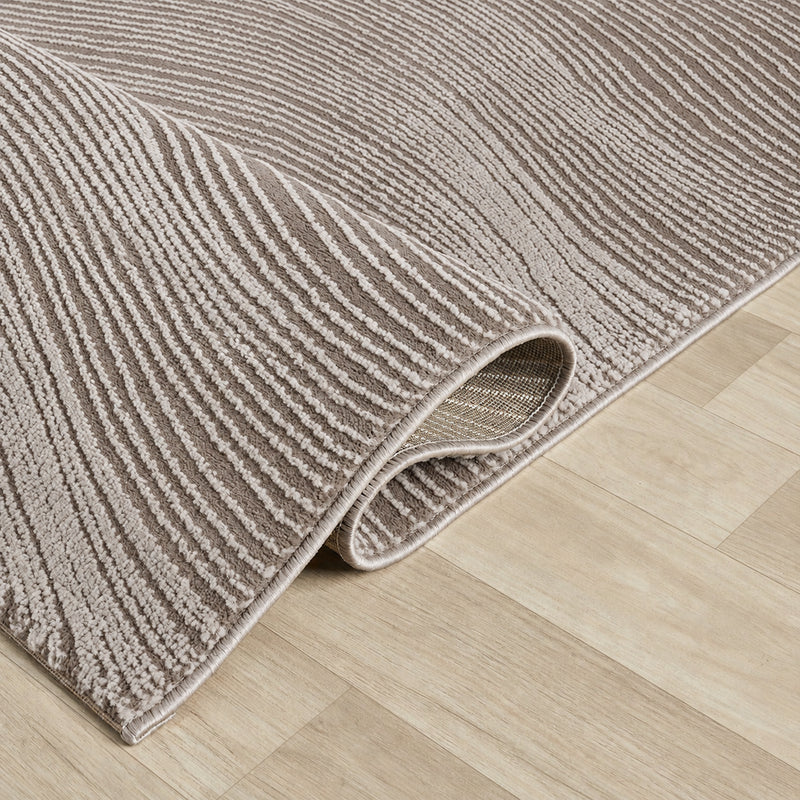 Carpet for living room/bedroom, geometric waves, modern design | High quality |-zoom-
