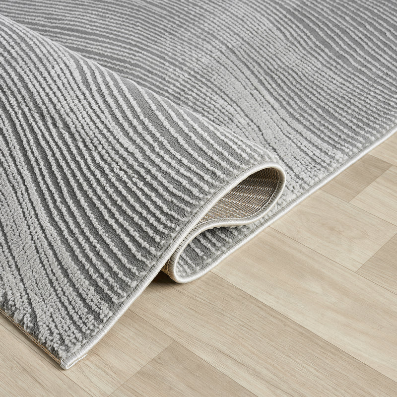 Carpet for living room/bedroom, geometric waves, modern design | High quality |-zoom-