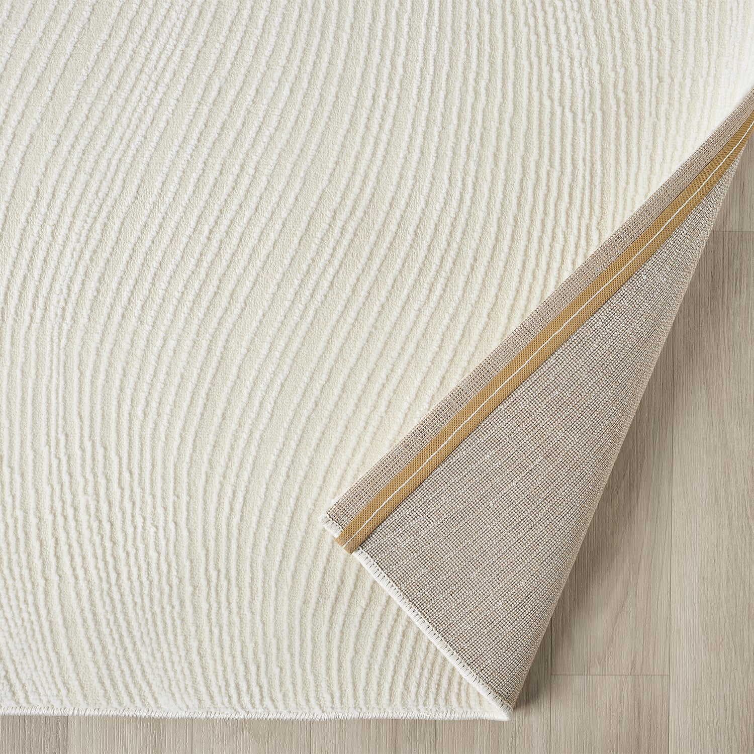 Carpet for living room/bedroom, geometric waves, modern design | High quality |-5