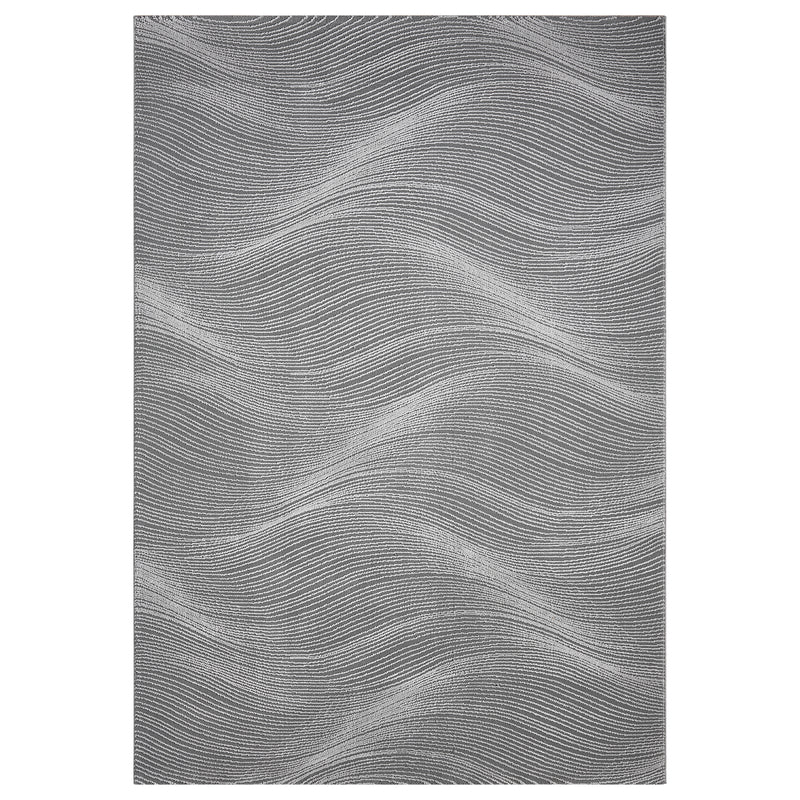 Carpet for living room/bedroom, geometric waves, modern design | High quality |-zoom-