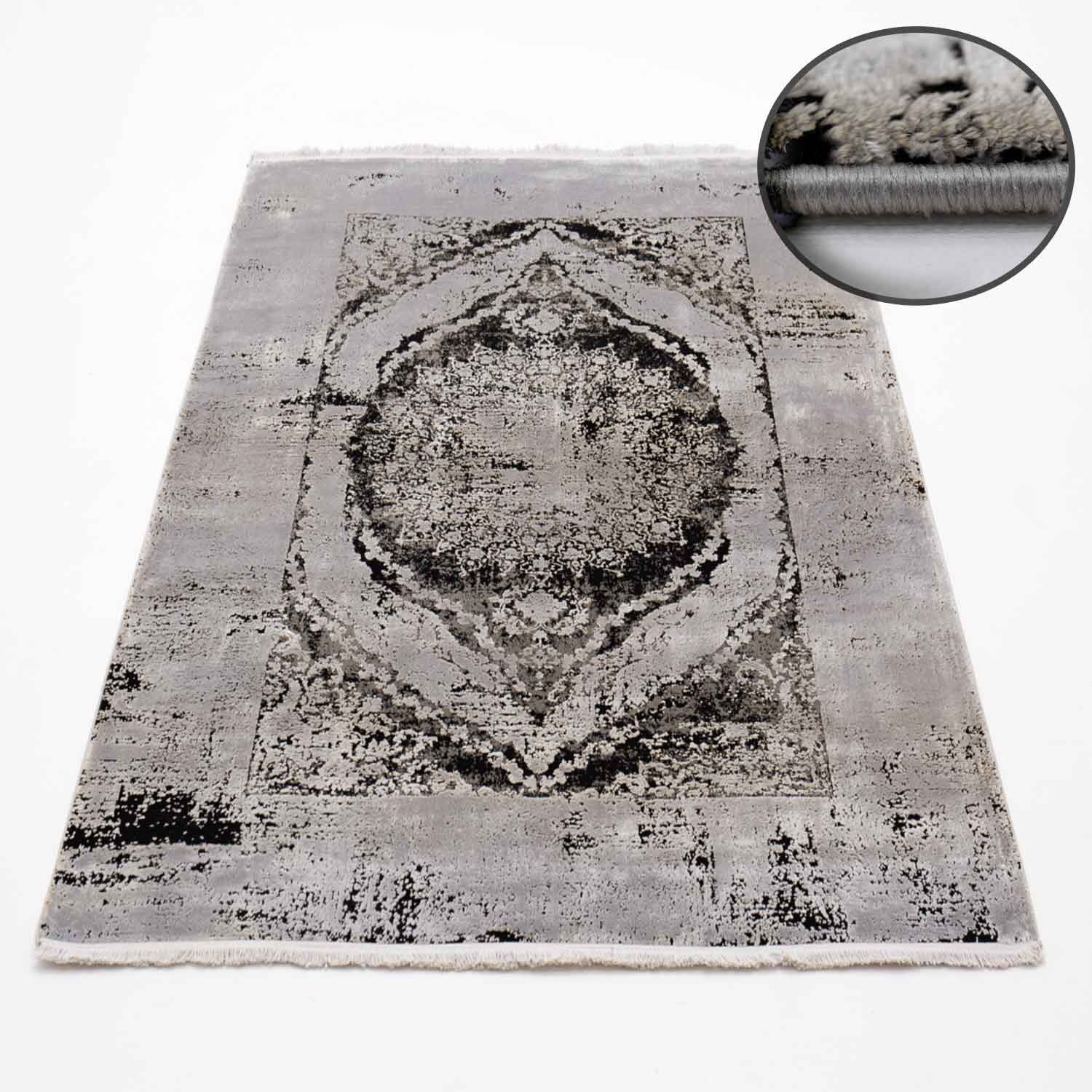 Teppich Wohnzimmer Schlafzimmer Baumwolle Hochwertiger Teppich mit Fransen