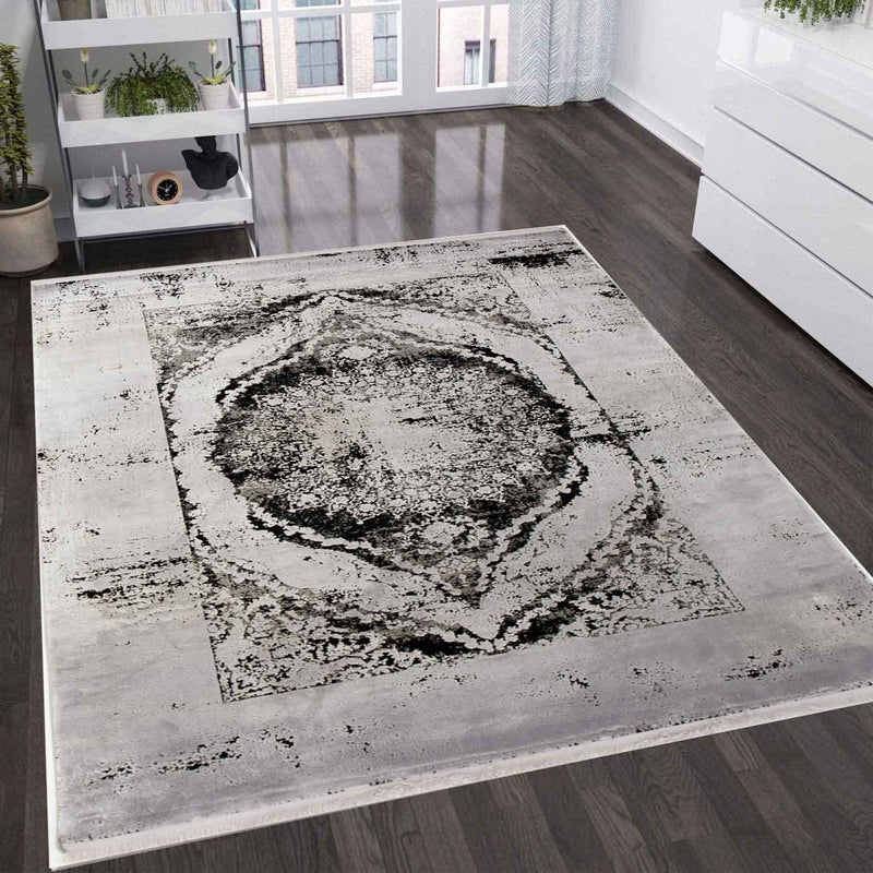 Teppich Wohnzimmer Schlafzimmer Baumwolle Hochwertiger Teppich mit Fransen-zoom-