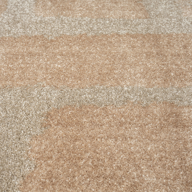 Short-pile rug for living room/bedroom, high-quality, stone pattern, grey/anthracite-zoom-