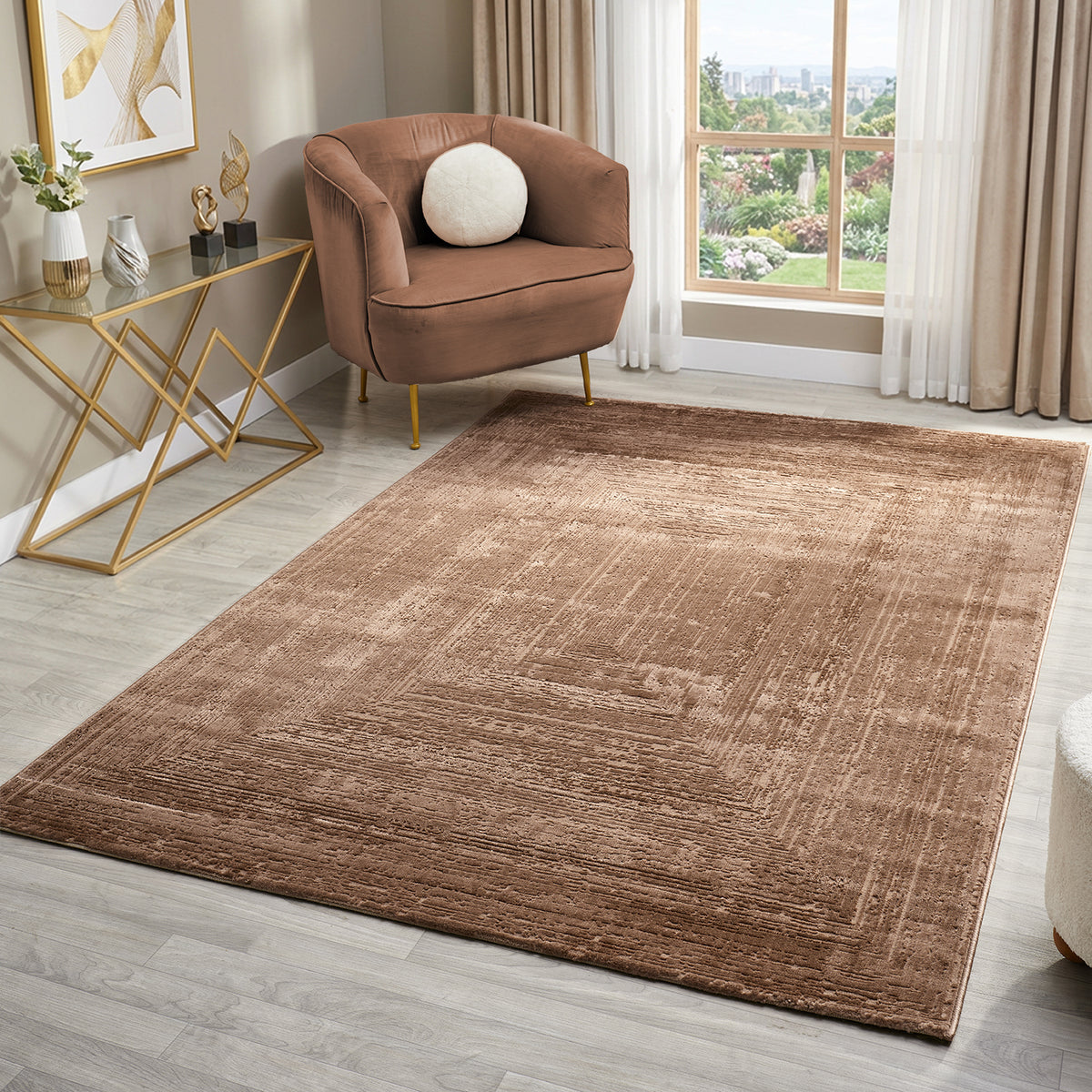 Modern rug for living room and bedroom with high and low border, high quality, 3D effect-zoom-35
