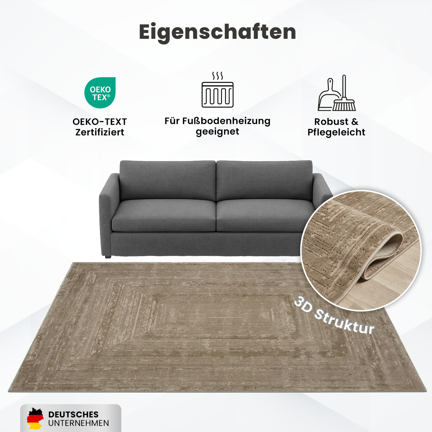 Modern rug for living room and bedroom with high and low border, high quality, 3D effect-zoom-46
