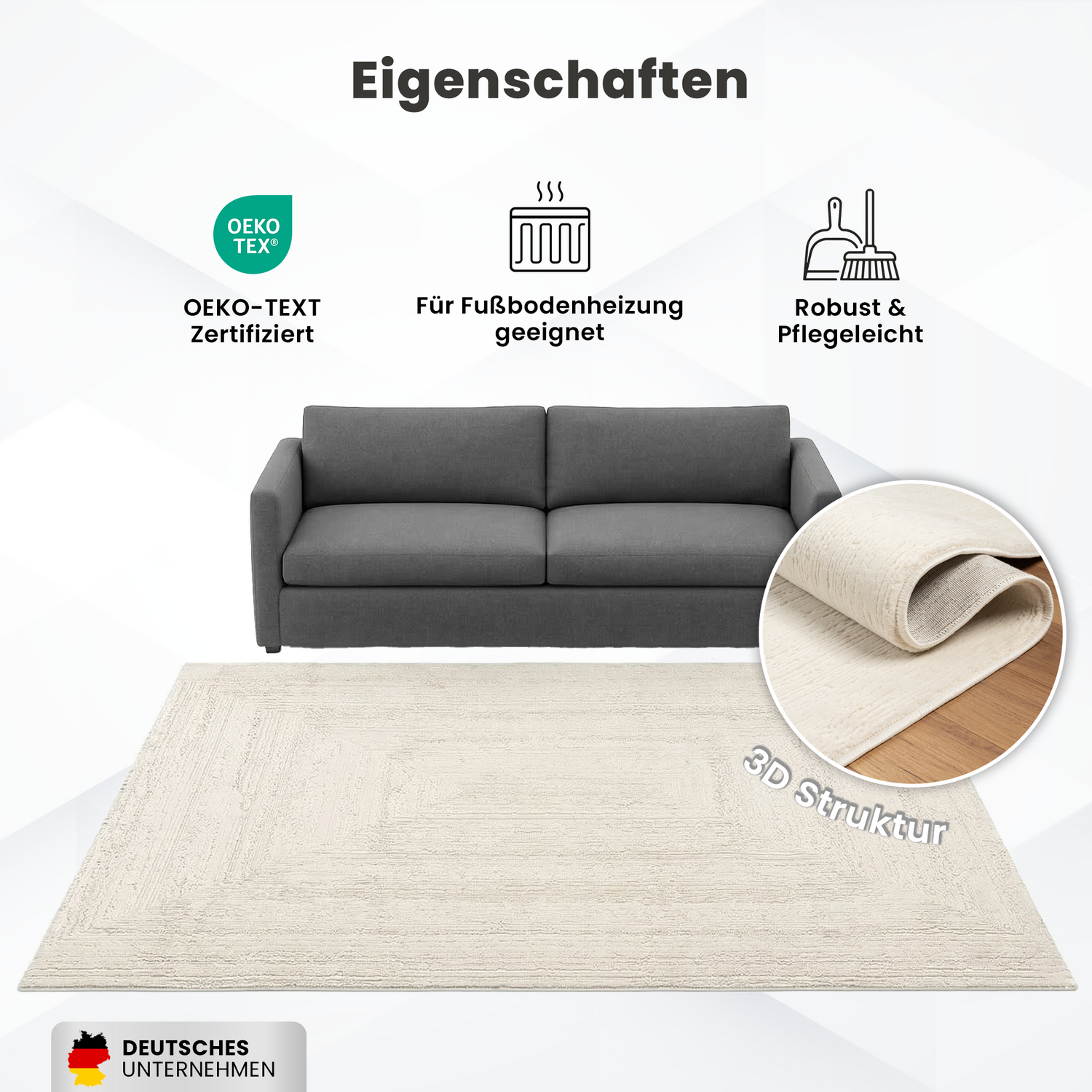 Modern rug for living room and bedroom with high and low border, high quality, 3D effect-zoom-29