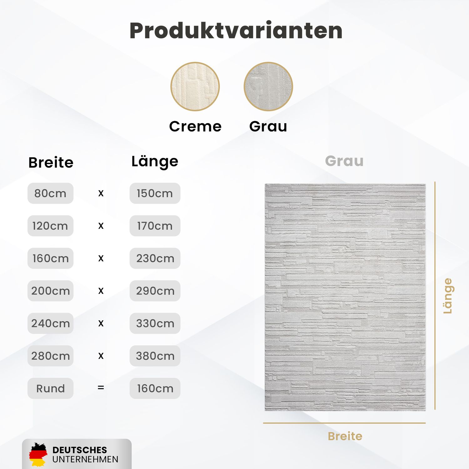 Carpet for living room/bedroom, short pile, stone look, high quality, elegant, 3D effect-13