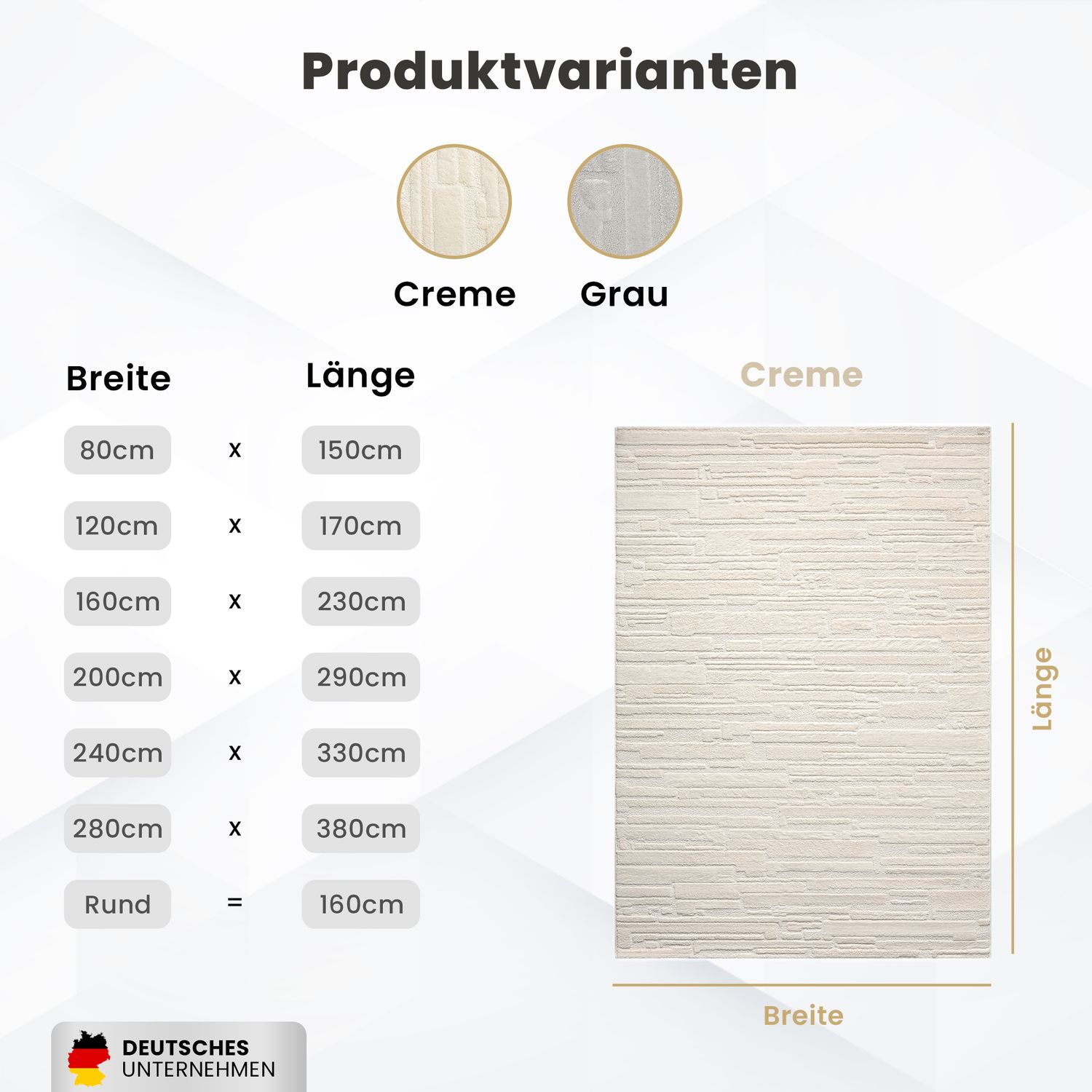 Carpet for living room/bedroom, short pile, stone look, high quality, elegant, 3D effect-4
