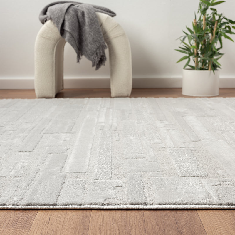 Carpet for living room/bedroom, short pile, stone look, high quality, elegant, 3D effect-zoom-