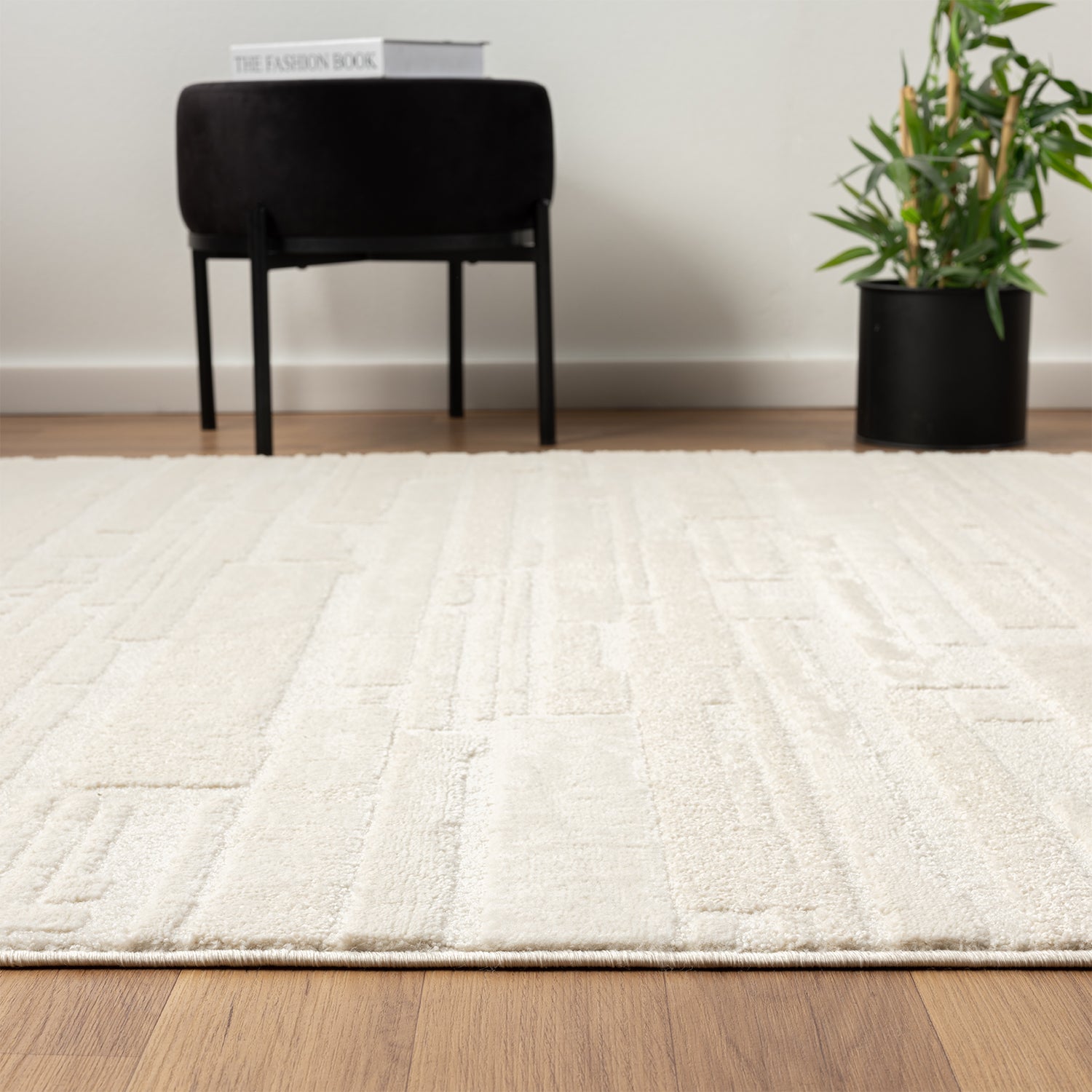 Carpet for living room/bedroom, short pile, stone look, high quality, elegant, 3D effect-5