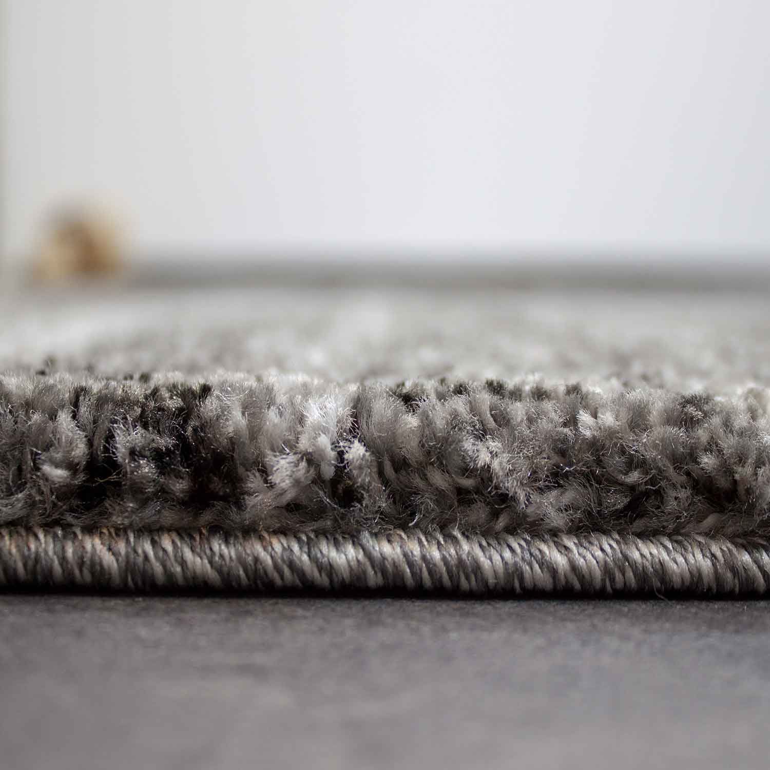 Short-pile modern rug, densely mottled anthracite grey, for living room, bedroom, children's room-zoom-3