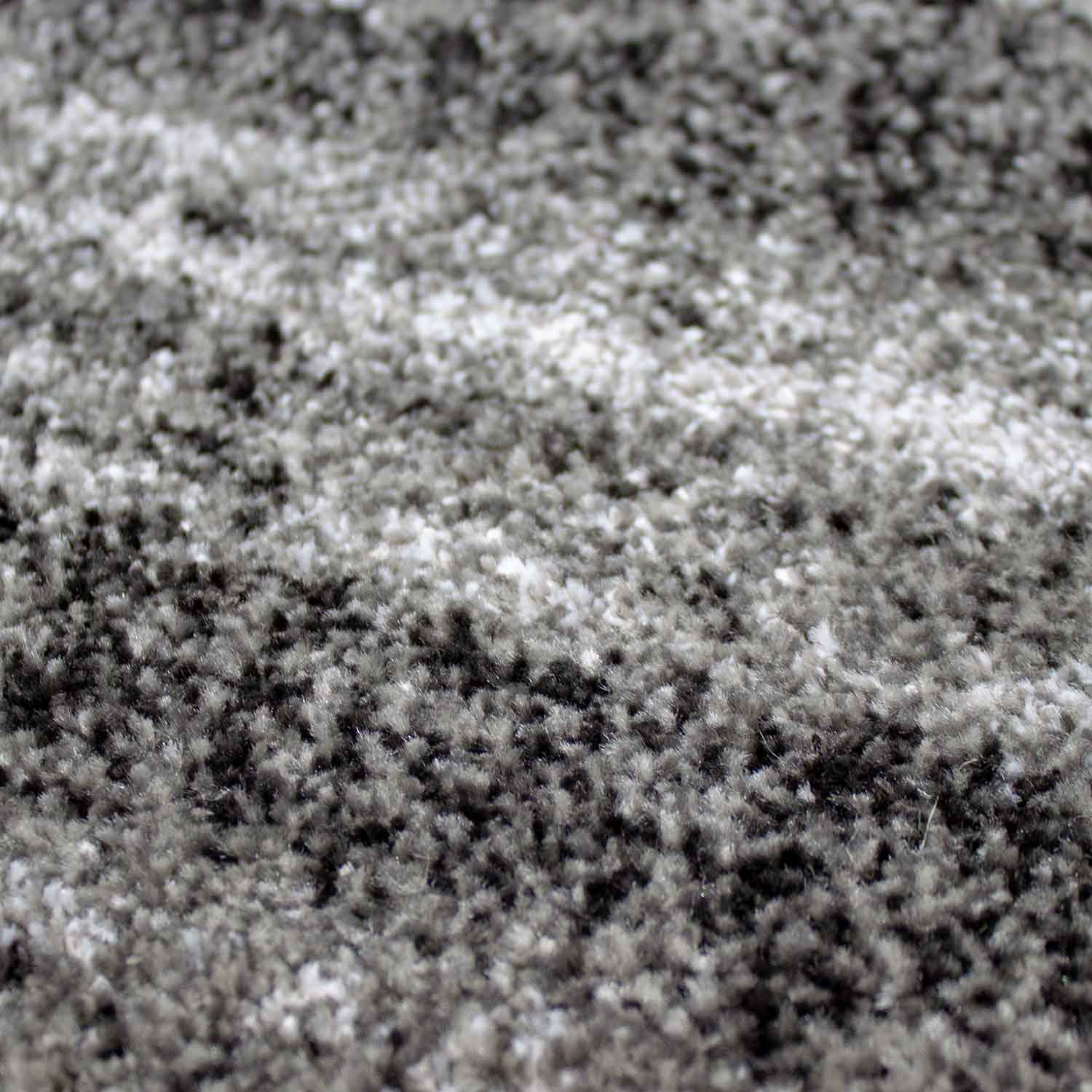Short-pile modern rug, densely mottled anthracite grey, for living room, bedroom, children's room-5