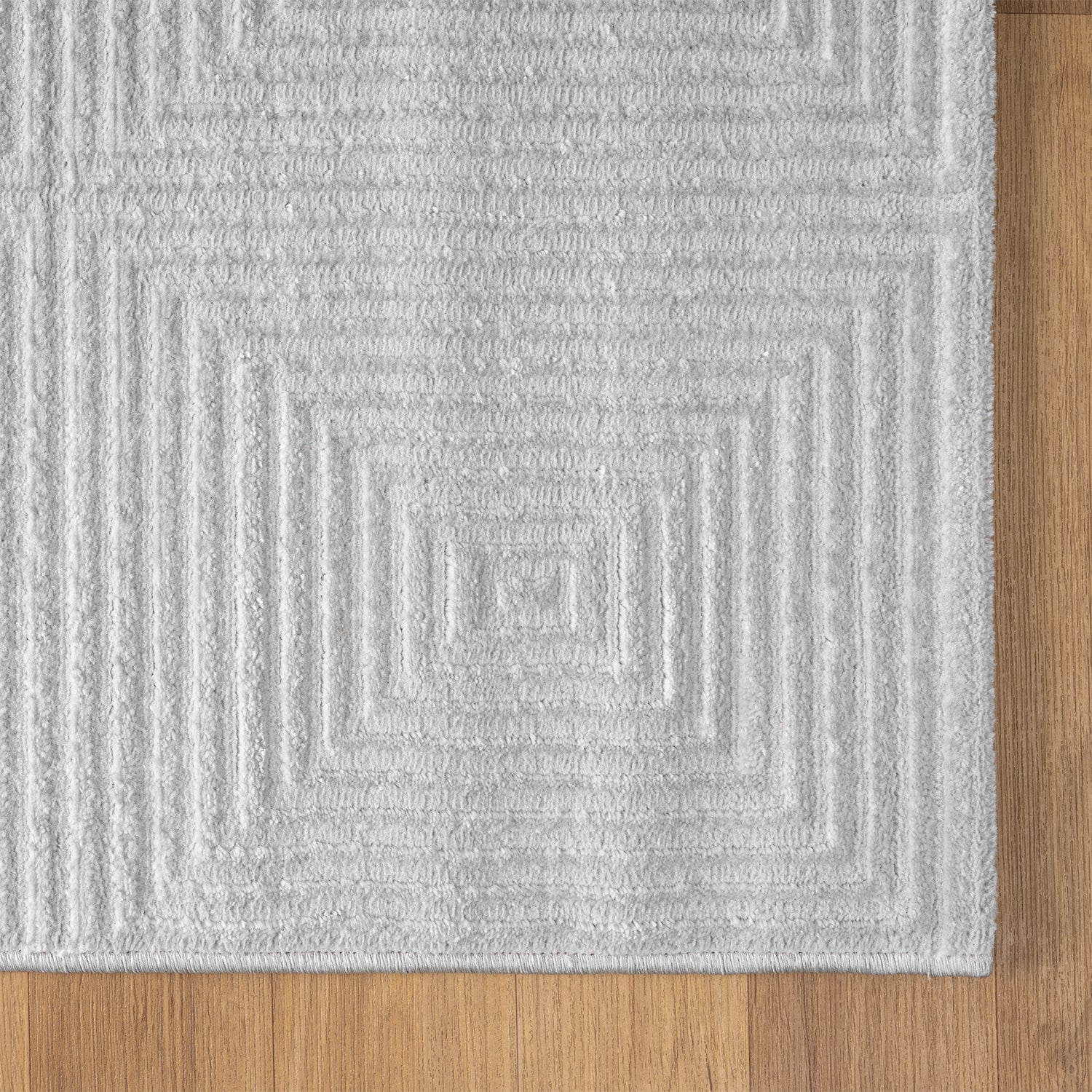Carpet for living room/bedroom, short pile, baklava design, high-low effect, modern 3D-9