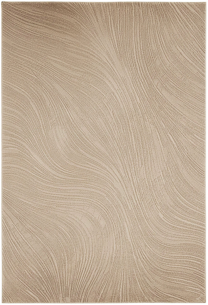 Short Pile Boho Rug with 3D High-Low Effect – Rug for Living Room & Bedroom-zoom-
