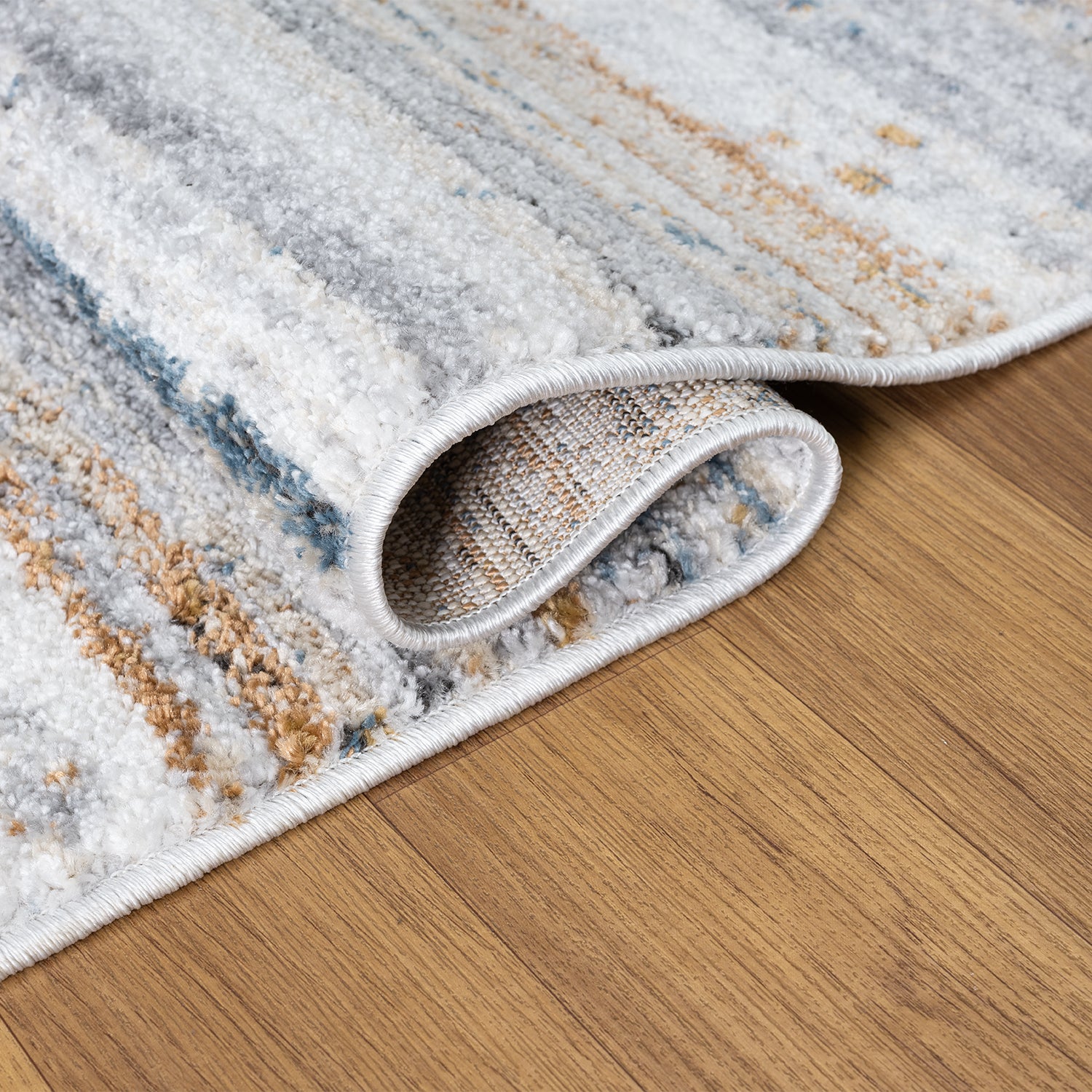 Living room rug, vintage look, beige; colorful mix rug, short pile, boho, used look, motif-zoom-10