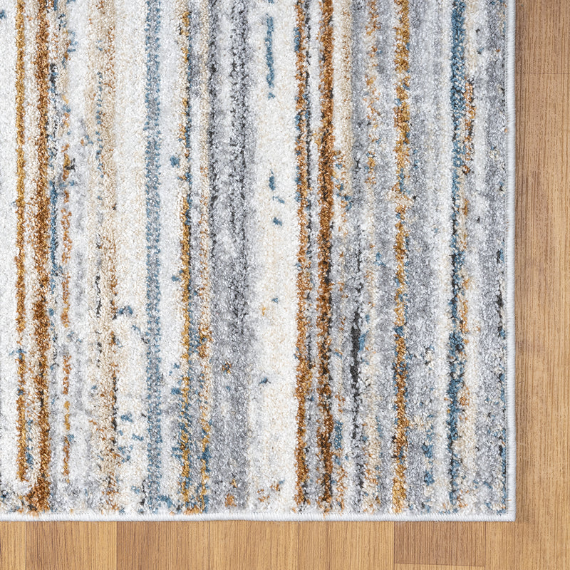 Living room rug, vintage look, beige; colorful mix rug, short pile, boho, used look, motif-zoom-