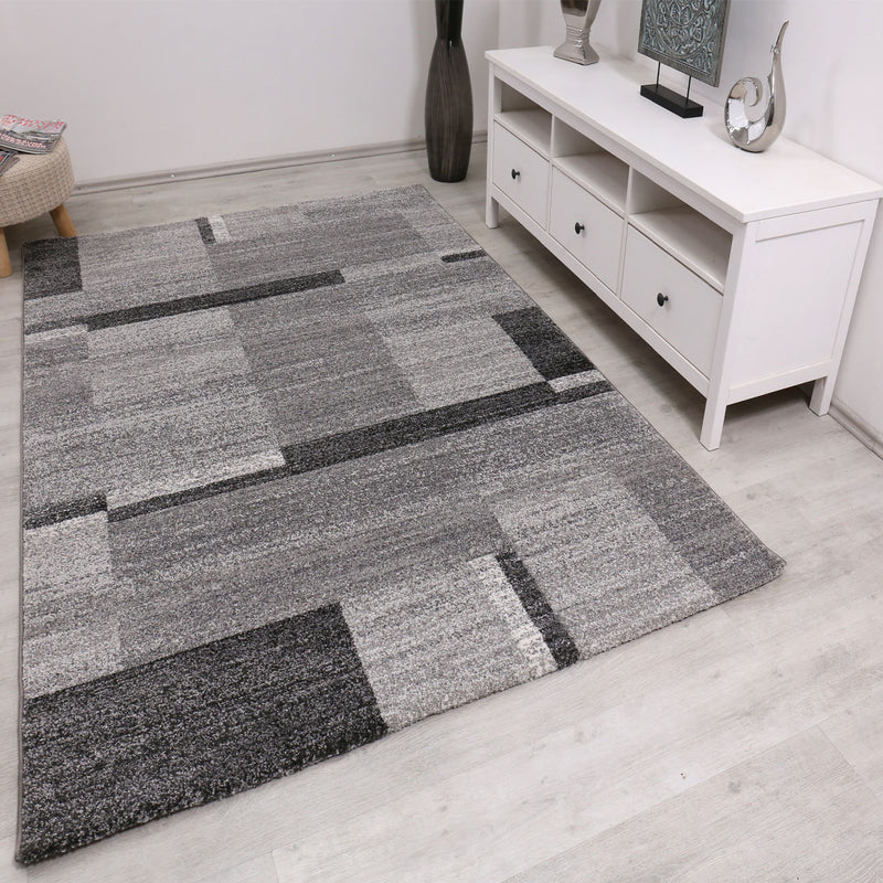 Living room rug, checkered, densely woven and soft, classic modern mottled color gradient, various colors-zoom-