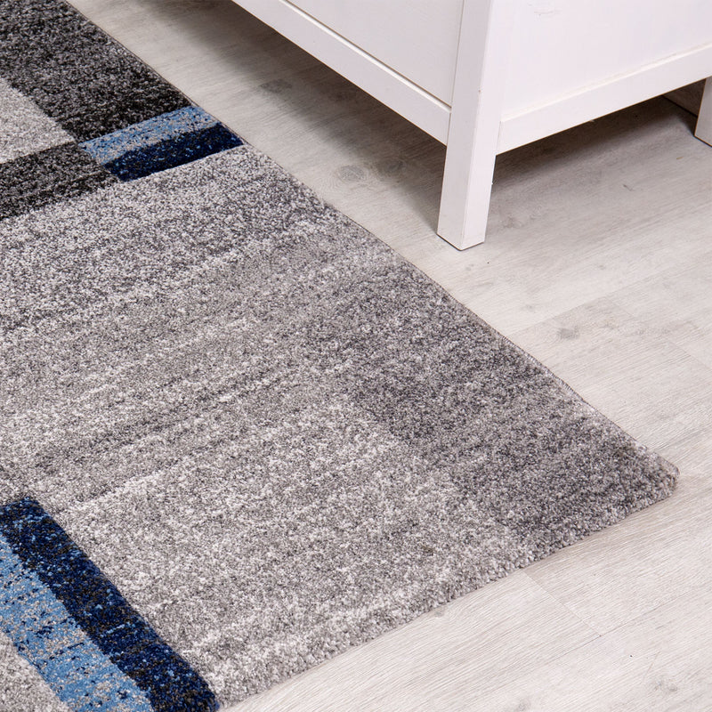 Living room rug, checkered, densely woven and soft, classic modern mottled color gradient, various colors-zoom-