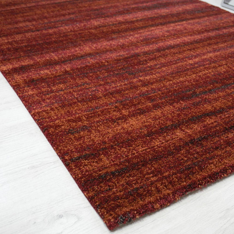 Short-pile rug, modern, densely mottled terracotta, for living room, bedroom, children's room-zoom-