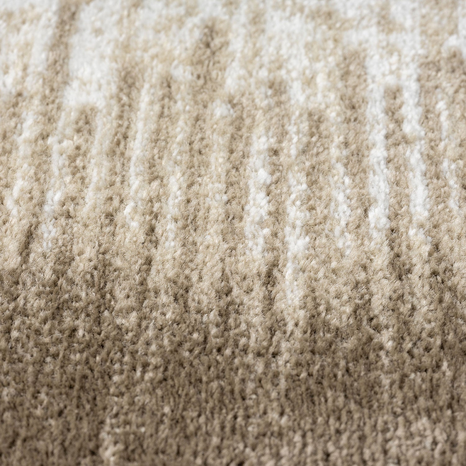 Short-pile living room rug with patterned edges - quality - soft grey/beige for bedroom-3