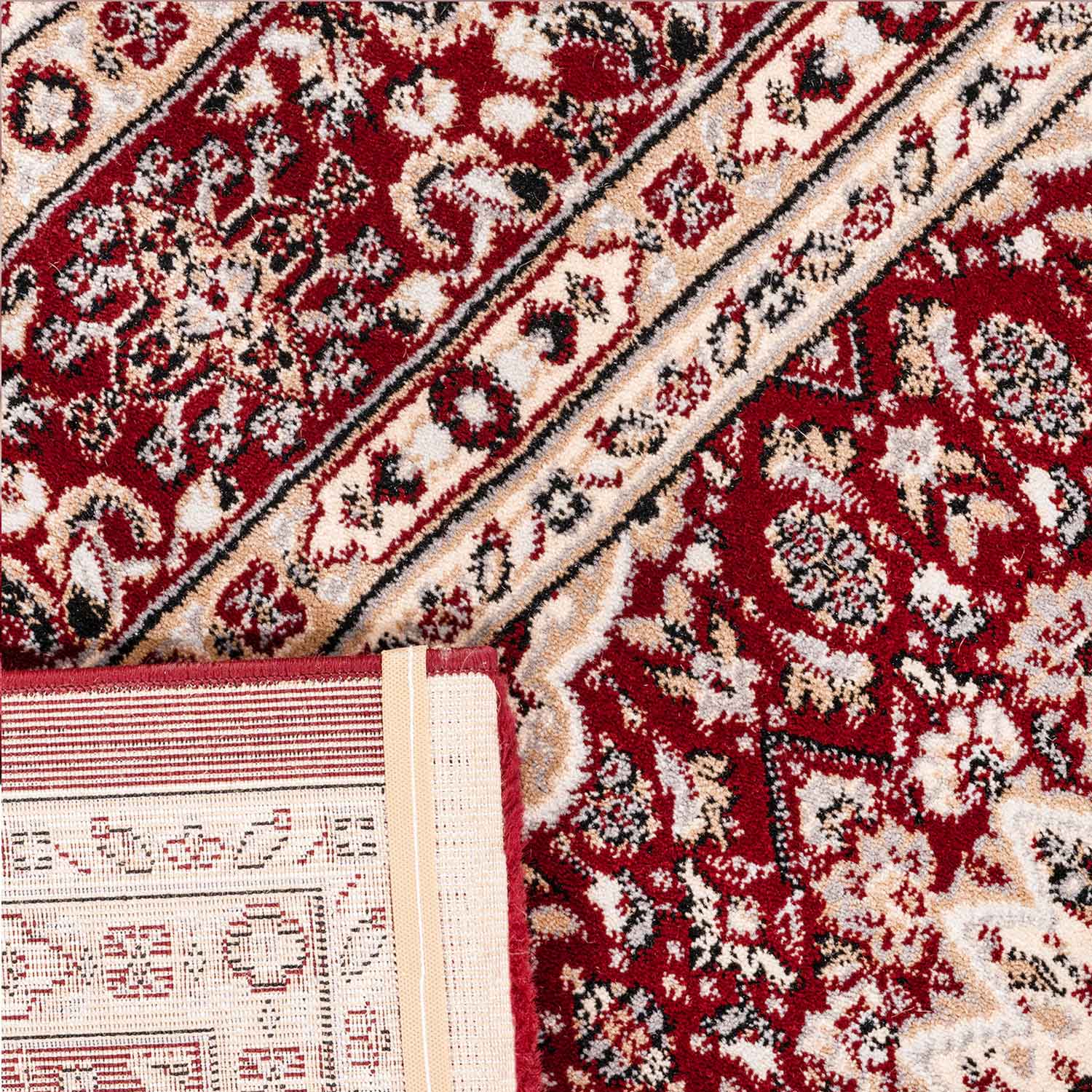Tibet0146 Red Classic Tibetan Rug with Oriental Pattern-3