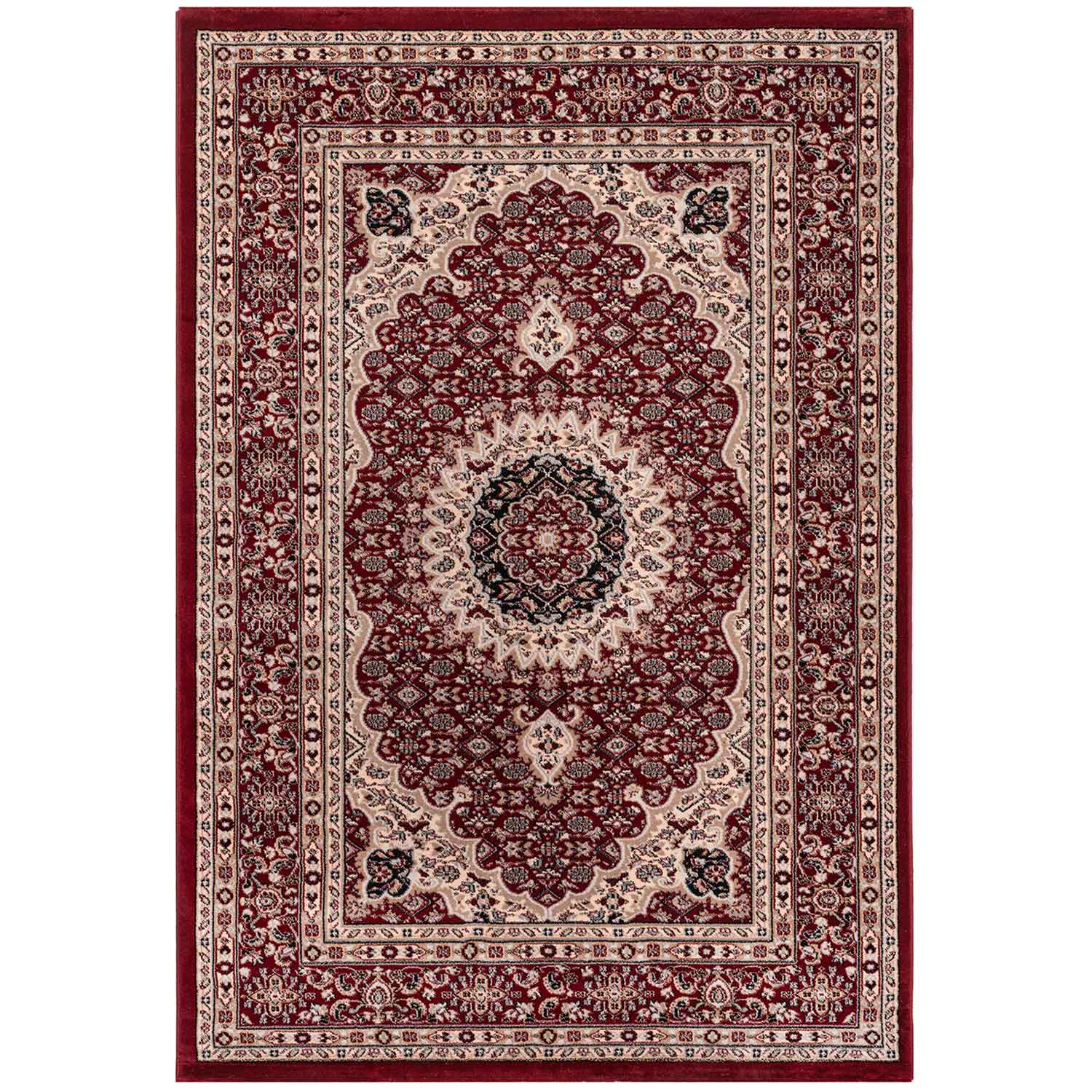 Tibet0146 Red Classic Tibetan Rug with Oriental Pattern-zoom-6