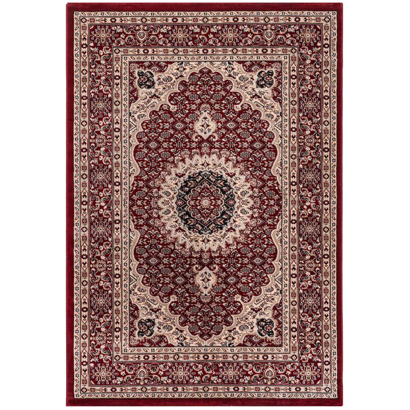 Tibet0146 Red Classic Tibetan Rug with Oriental Pattern-zoom-