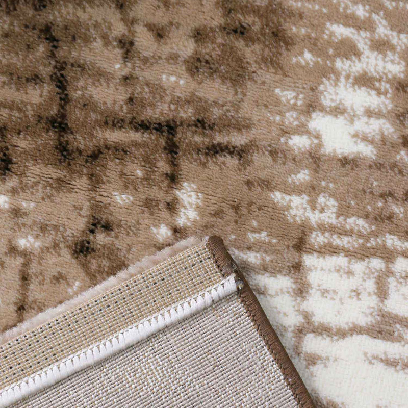 TibetT021 Brown Beige Tree Stump Wood Look-zoom-