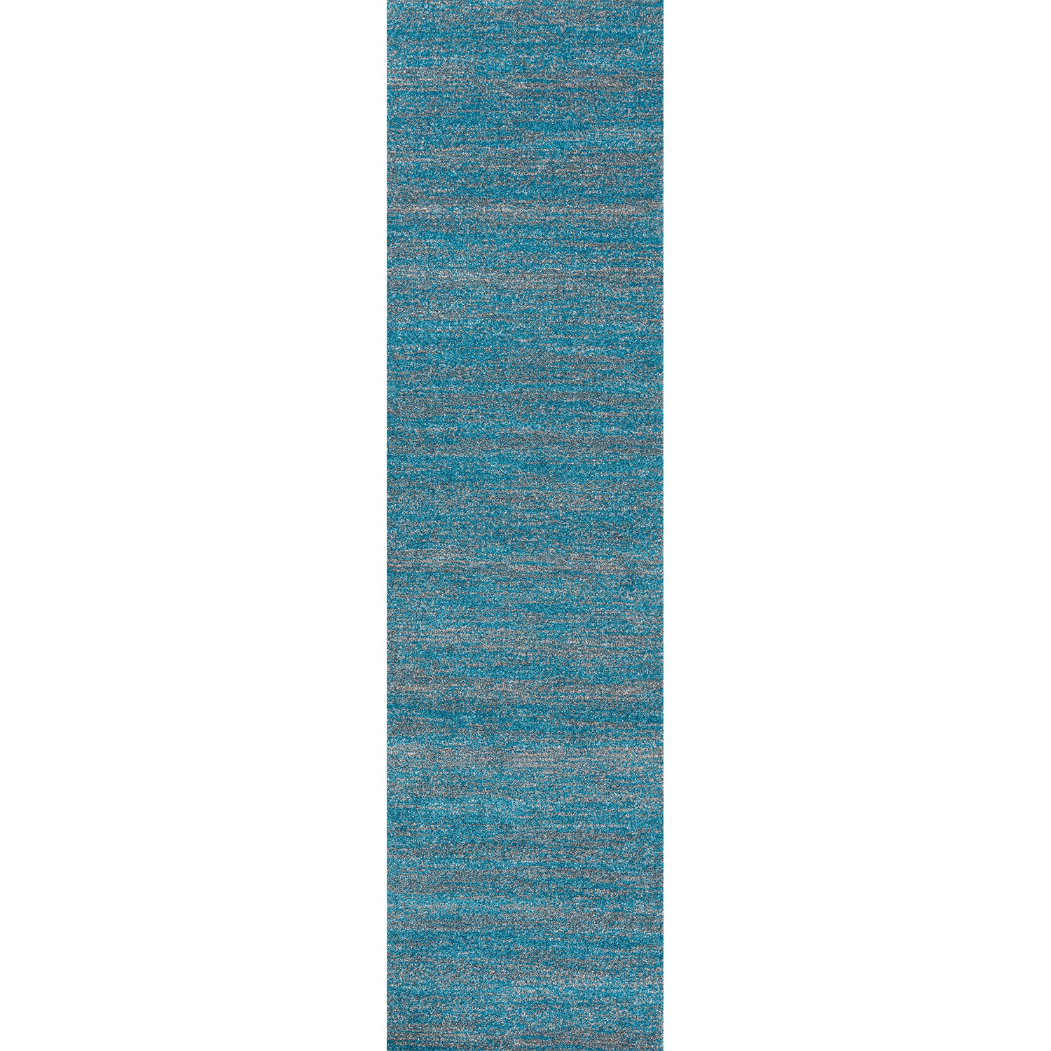 Grey Turquoise Short Pile Mottled Rug, Colorfast, Easy Care