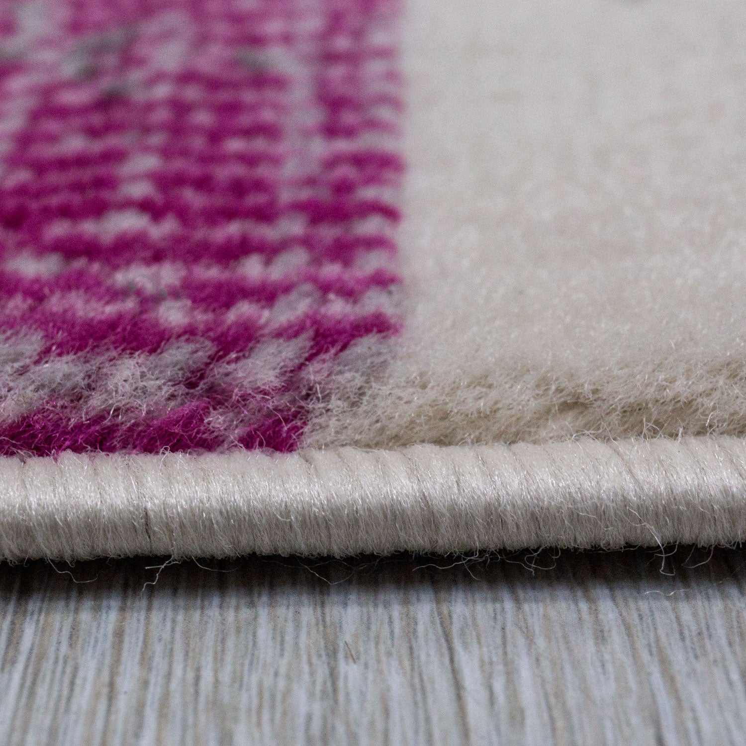 Wohnzimmer Kurzflor Patchwork Muster Skandi Boho Modern Style-3